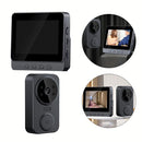 Wireless Video Doorbell  Security Camera With 4 3 Screen And HD Resolution