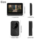 Wireless Video Doorbell  Security Camera With 4 3 Screen And HD Resolution