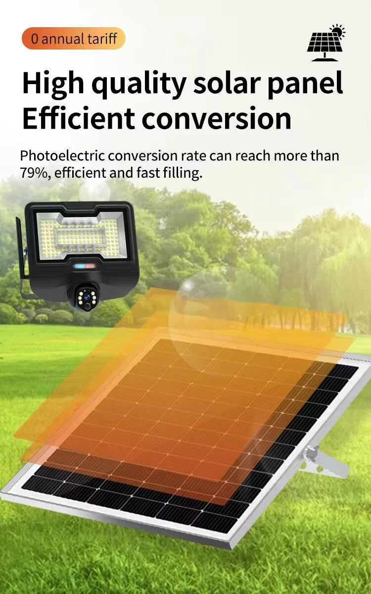 Solar Floodlight Security Camera