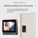 Wireless Video Doorbell  Security Camera With 4 3 Screen And HD Resolution