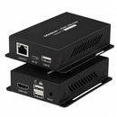4K HDMI+USB 150M range KVM Extender by cat6 cable