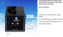 Portable Solar Power System(220V) for Lighting 12V 12AH Solar Panel Charging Home use with lights