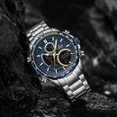 NAVIFORCE 9182 Watches Men Wrist Double Display Chronograph Watch