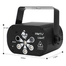 Rechargeable LED Laser Party Light Projector (6 Hole)