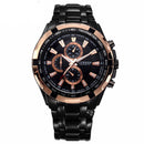 CURREN Waterproof Top Luxury Brand Military Steel Wrist Watch Men