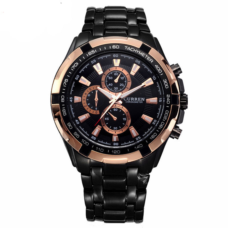 CURREN Waterproof Top Luxury Brand Military Steel Wrist Watch Men