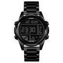 SKMEI Brand 1448 Luxury Fashion Men/Male Digital Wristwatch 30M Waterproof Stainless Steel band Sport