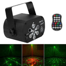 Rechargeable LED Laser Party Light Projector (6 Hole)