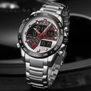 NAVIFORCE Men Digital Watch LED Sport Military Men