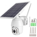 Waterproof Night Vision Intelligent Solar Energy Alert Surveillance PTZ 4G Camera System
