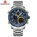NAVIFORCE 9182 Watches Men Wrist Double Display Chronograph Watch
