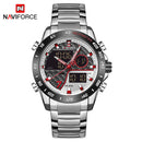 NAVIFORCE Men Digital Watch LED Sport Military Men