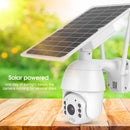 Waterproof Night Vision Intelligent Solar Energy Alert Surveillance PTZ 4G Camera System