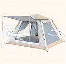 3-4 person glamping  automatic canvas outdoor camping tent