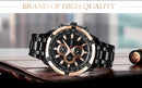 CURREN Waterproof Top Luxury Brand Military Steel Wrist Watch Men
