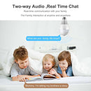 Lamp CCTV Camera 360 HD1080P Fisheye Panoramic