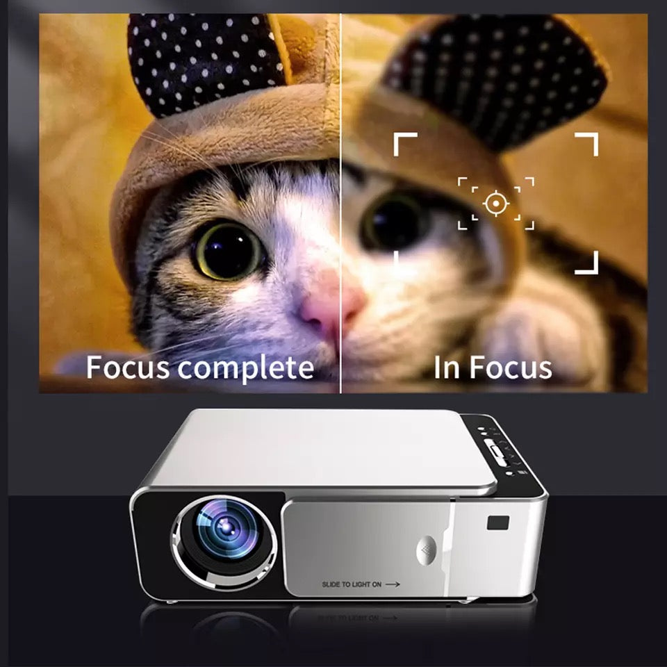 T6 Android Projector T6 Android Mini led projector Support 4K 3D 3500 Lumens Wifi Bluetooth