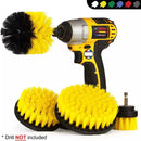 2/3.5/4/5'' Brush Attachment Set Power Scrubber Brush Bathroom Cleaning Kit with Extender Kitchen Cleaning Tools 5 Set( Drill not included)