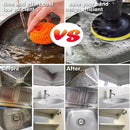 2/3.5/4/5'' Brush Attachment Set Power Scrubber Brush Bathroom Cleaning Kit with Extender Kitchen Cleaning Tools 5 Set( Drill not included)