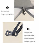 3-4 person glamping  automatic canvas outdoor camping tent